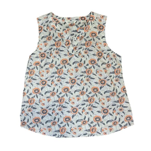 ORVIS Blouse Top Linen Blend Blouse Top Lot Of 3 Casual Summer Lightweight LARGE - Picture 6 of 10